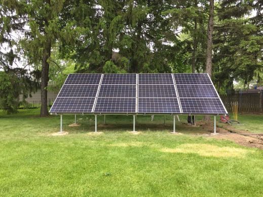 Greentech Renewables Supplied EMOD Electric Ground Mount Solar Installation