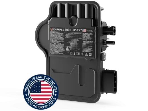 Enphase new commercial IQ9-3P product image. 