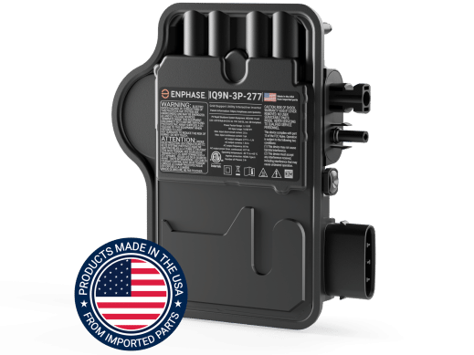 Enphase new commercial IQ9-3P product image. 