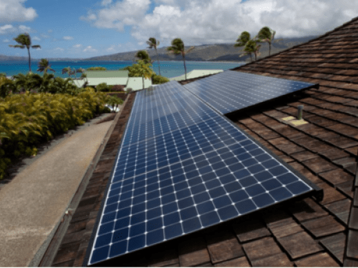 Image of a Hawaiian solar project