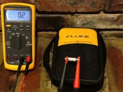 solar ohms test