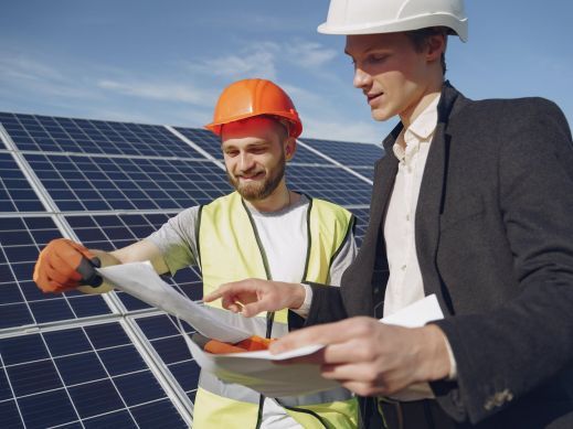 People working together about Solar