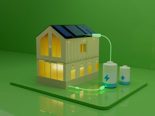 Solar battery performance for residential solar installation. 