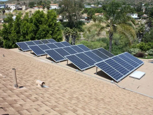 Array tilt angle increases the energy yield