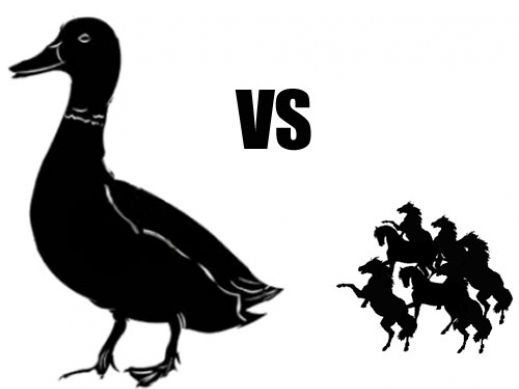 Would You Rather Fight a Horse-Sized Duck or a Hundred Duck-Sized Horses?