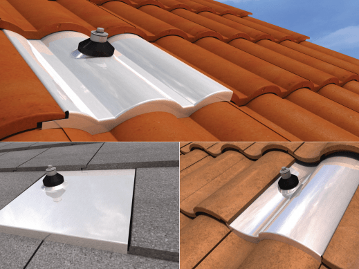 Quick Mount PV Tile Replacement Mount